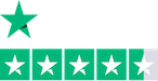 Trustpilot stjerner
